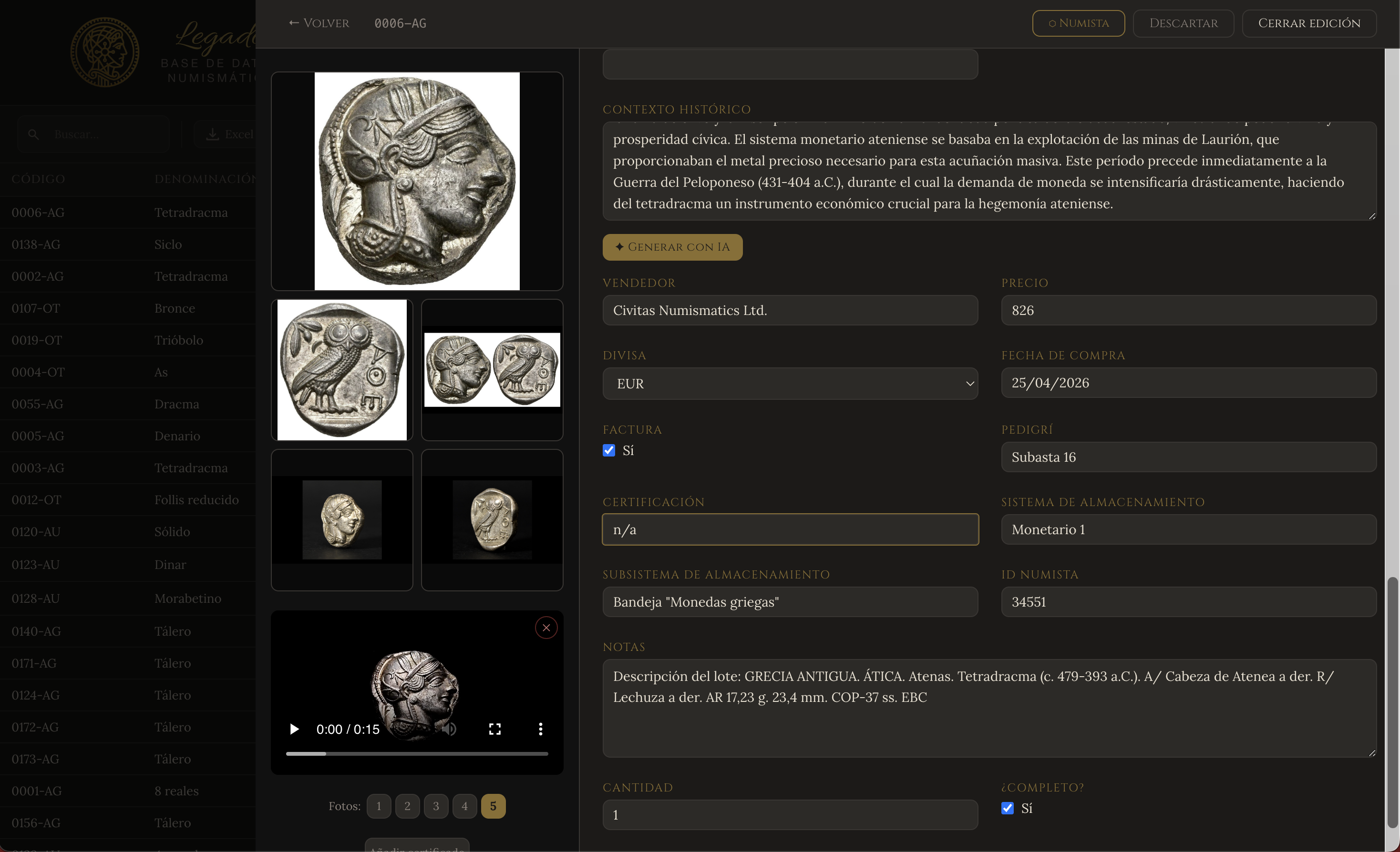 Asistente IA en Legado